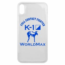 Чехол для iPhone Xs Max Full contact fighter K-1 Worldmax - PrintSalon