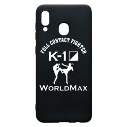 Чехол для Samsung A20 Full contact fighter K-1 Worldmax - PrintSalon