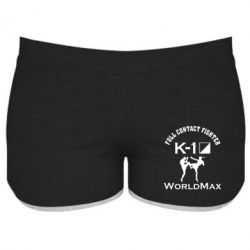 Женские шорты Full contact fighter K-1 Worldmax - PrintSalon