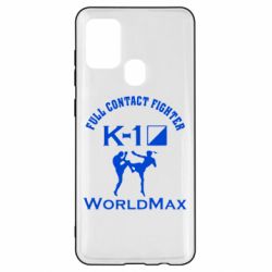 Чехол для Samsung A21s Full contact fighter K-1 Worldmax - PrintSalon