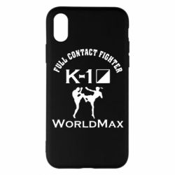 Чохол для iPhone X/Xs Full contact fighter K-1 Worldmax