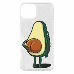 Чехол для iPhone 14 Funny avocado