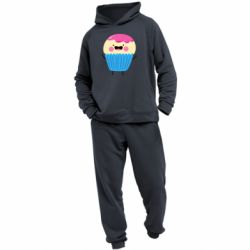 Мужской костюм Funny cupcake with smile - PrintSalon