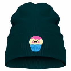 Детская шапка Funny cupcake with smile - PrintSalon