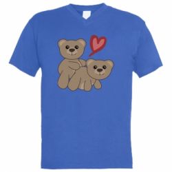 Мужская футболка  с V-образным вырезом Funny passion - PrintSalon