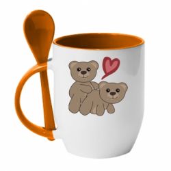 Чашка с ложкой Funny passion