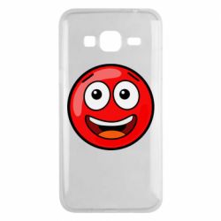 Чехол для Samsung J3 2016 Funny Red Ball - PrintSalon