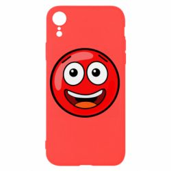 Чехол для iPhone XR Funny Red Ball - PrintSalon