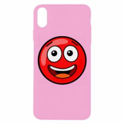 Чехол для iPhone Xs Max Funny Red Ball - PrintSalon