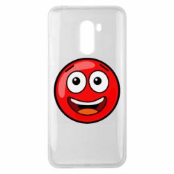 Чехол для Xiaomi Pocophone F1 Funny Red Ball - PrintSalon