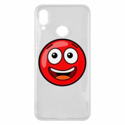 Чехол для Huawei P Smart Plus 2018 Funny Red Ball - PrintSalon