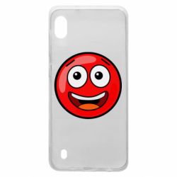 Чехол для Samsung A10 Funny Red Ball - PrintSalon