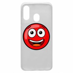 Чехол для Samsung A40 Funny Red Ball - PrintSalon