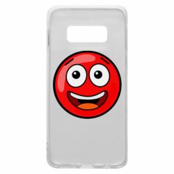 Чехол для Samsung S10e Funny Red Ball - PrintSalon