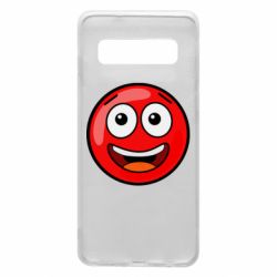 Чехол для Samsung S10 Funny Red Ball - PrintSalon