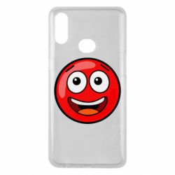 Чехол для Samsung A10s Funny Red Ball - PrintSalon