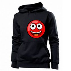 Женское худи Funny Red Ball - PrintSalon