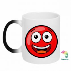 Чашка-хамелеон Funny Red Ball - PrintSalon