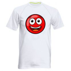 Мужская футболка для спорта Funny Red Ball - PrintSalon