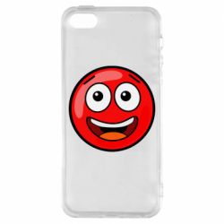Чехол для iPhone5/5S/SE Funny Red Ball - PrintSalon