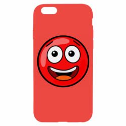 Чехол для iPhone 6/6S Funny Red Ball - PrintSalon