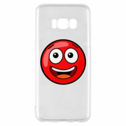Чехол для Samsung S8 Funny Red Ball - PrintSalon