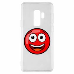 Чехол для Samsung S9+ Funny Red Ball - PrintSalon