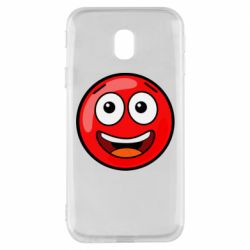 Чехол для Samsung J3 2017 Funny Red Ball - PrintSalon