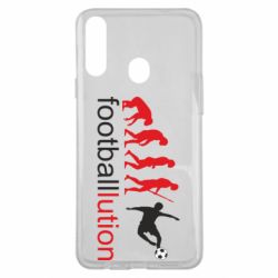 Чехол для Samsung A20s Футбол. Эволюция