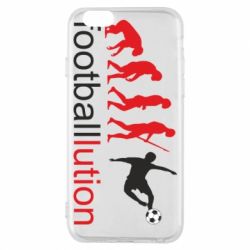 Чехол для iPhone 6/6S Футбол. Эволюция - PrintSalon