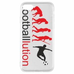 Чехол для iPhone 8 Футбол. Эволюция - PrintSalon