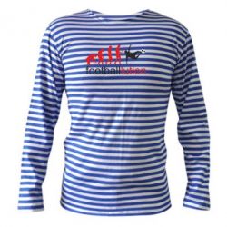 Тельняшка с длинным рукавом Футбол. Эволюция - PrintSalon