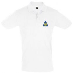 Мужское поло Нарукавный знак воздушных сил Украины - PrintSalon