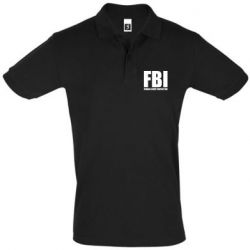 Мужское поло FBI - Female Body Inspector - PrintSalon