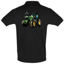 Чоловіче поло John Deere Tractor and logo - PrintSalon