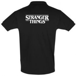 Мужское поло Stragner Things Logo - PrintSalon