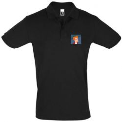 Мужское поло Suspicious Fry - PrintSalon