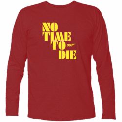 Футболка с длинным рукавом 007 No Time To Die - PrintSalon