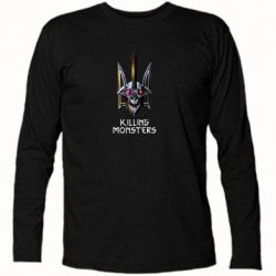 Футболка з довгим рукавом A killer monster - PrintSalon