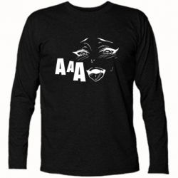 Футболка з довгим рукавом AAA-hegao - PrintSalon