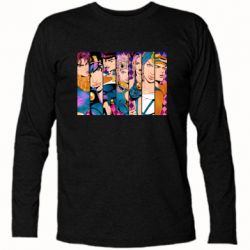 Футболка с длинным рукавом All Main Characters - PrintSalon