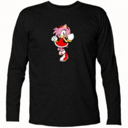 Футболка з довгим рукавом Amy Rose with smile - PrintSalon