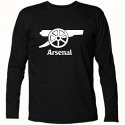 Футболка с длинным рукавом Arsenal simple logo - PrintSalon