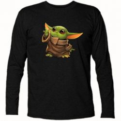 Футболка з довгим рукавом Baby Yoda Force - PrintSalon