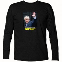 Футболка с длинным рукавом Boris Johnson Everybody - PrintSalon