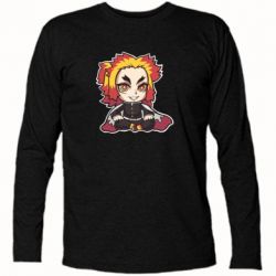 Футболка с длинным рукавом Chibi Senjuro Rengoku - PrintSalon