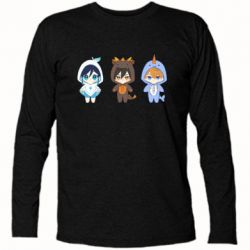 Футболка з довгим рукавом Чжун, Венті і Тортик - PrintSalon