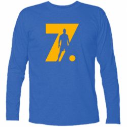 Футболка с длинным рукавом Cristiano Ronaldo Silhouette Art - PrintSalon