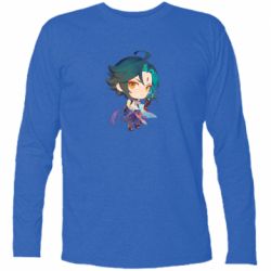 Футболка с длинным рукавом Cute Chibi Xiao - PrintSalon