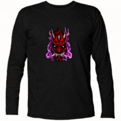 Футболка с длинным рукавом Darth Maul Japanese mask - PrintSalon